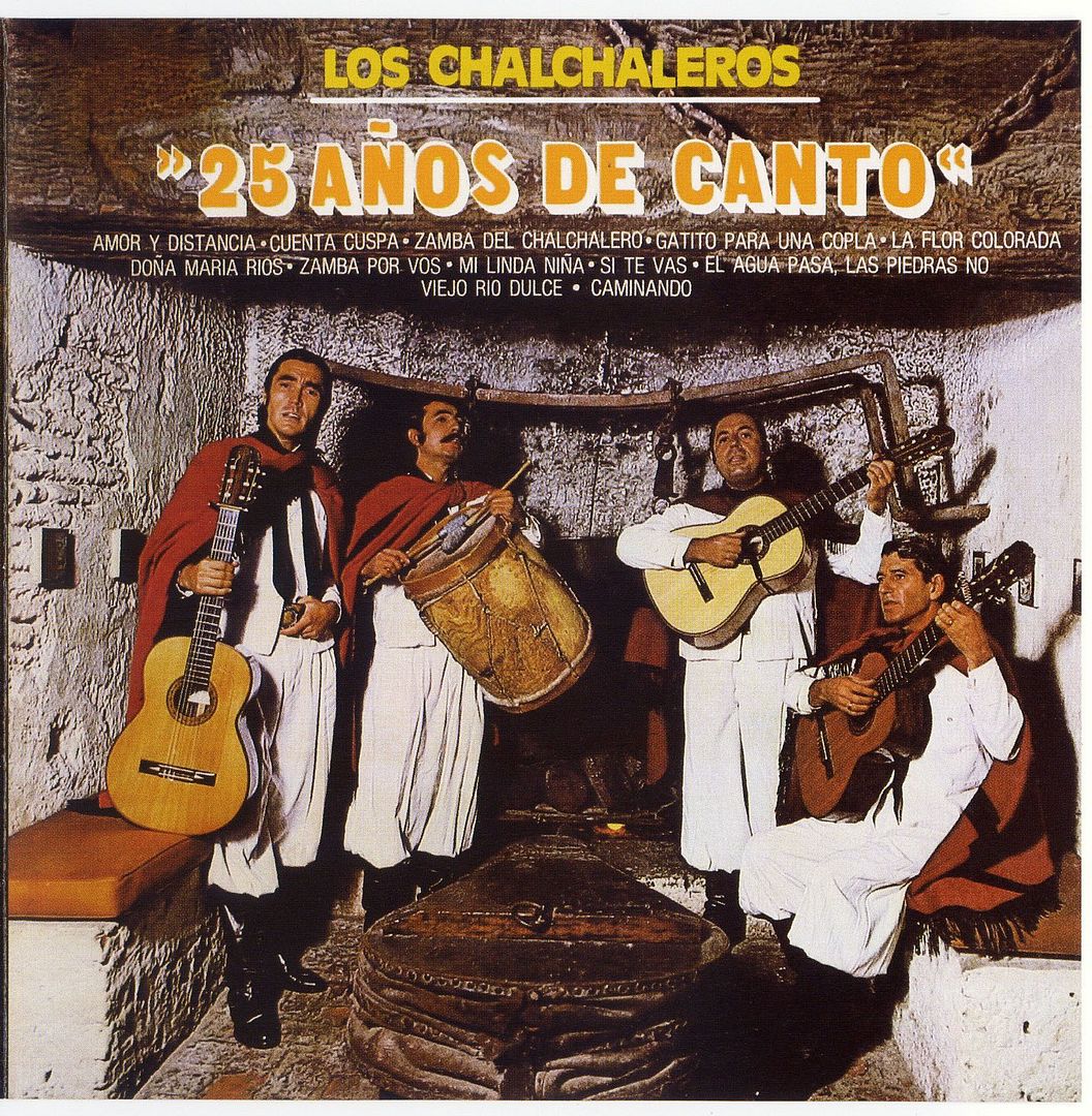 CD 25 TAPA - Los Chalchaleros - 25 Años De Canto (1973)