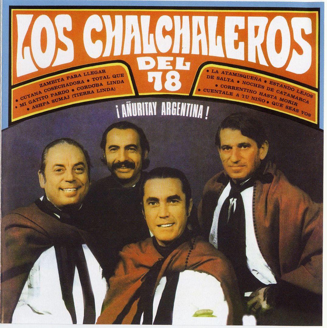 CD 29 TAPA - Los Chalchaleros - Añuritay Argentina (1977)