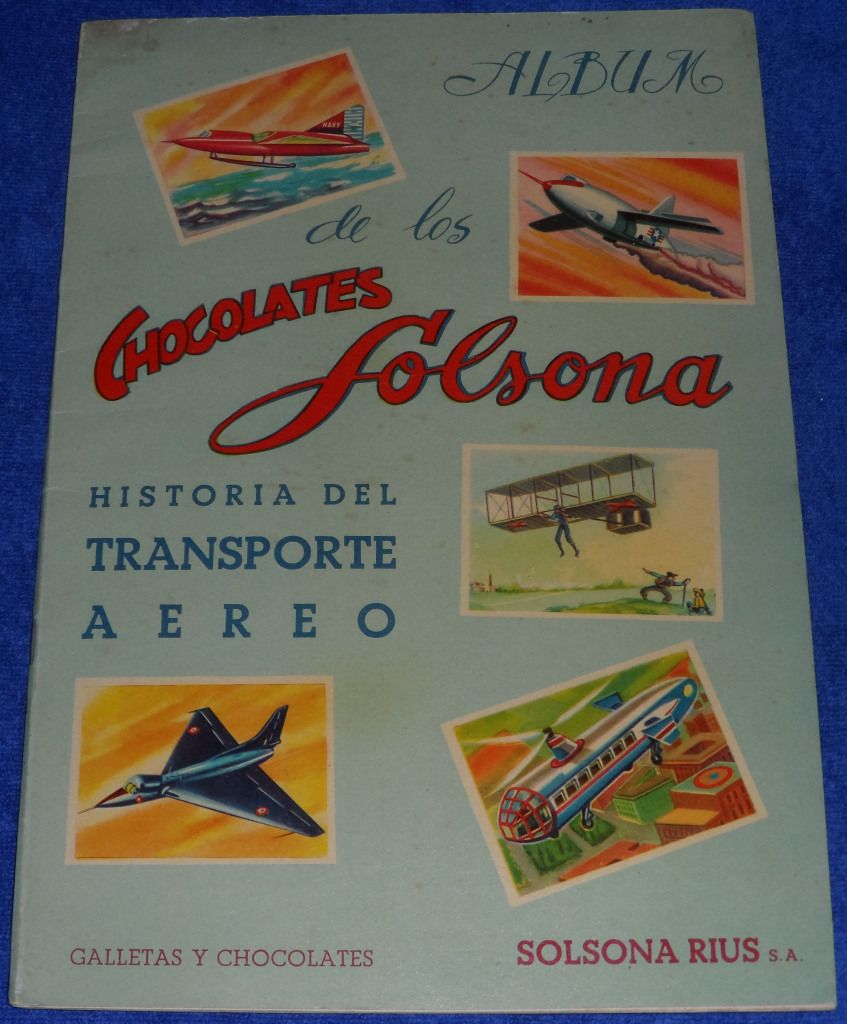 Historia del transporte aereo 01 847x1024 - Album Cromos Historia del transporte aereo Chocolates Solsona (1959)