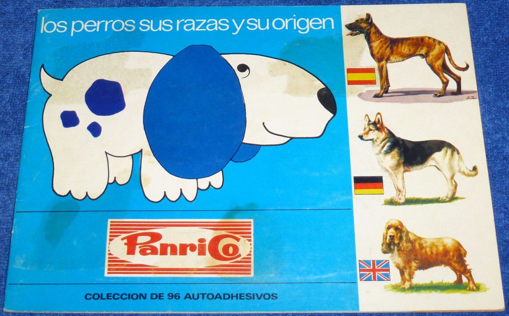 Los Perros 01 1024x635 - Album de Cromos Los perros, su raza y su origen PANRICO (1972)