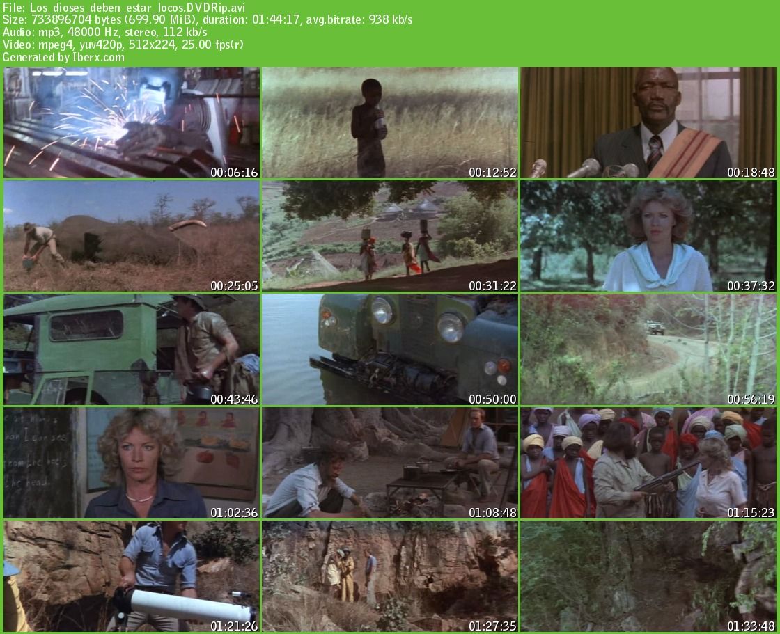 Los dioses deben estar locosDVDRip s - Los dioses deben estar locos BdRip Español (1980) Comedia