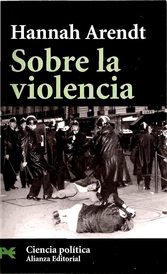 SobreLaViolencia - Sobre La Violencia - Hannah Arendt