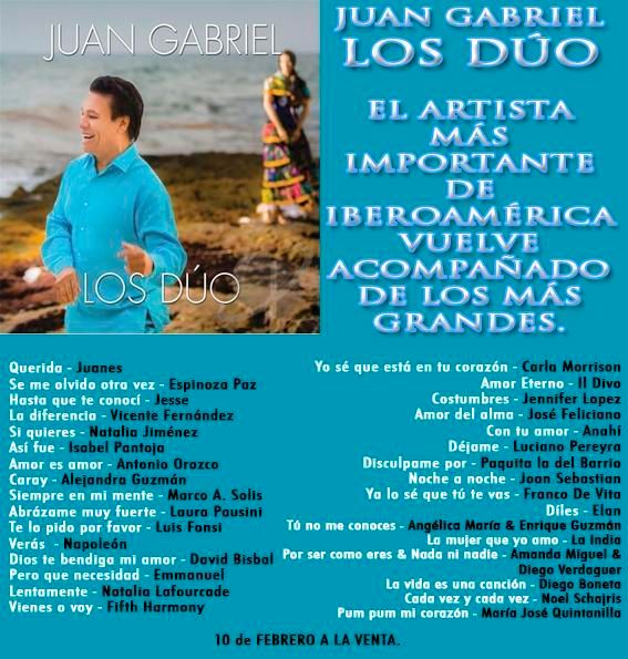 Trasera - Juan Gabriel - Los Duo (Edicion de lujo)