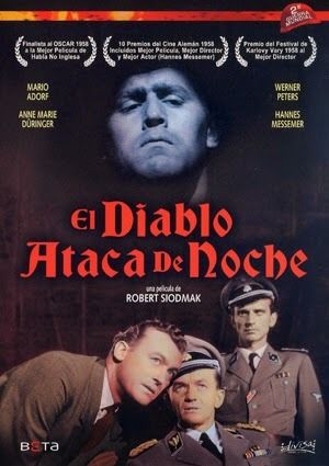 cartel1 - El diablo ataca de noche Dvdrip Español (1957)