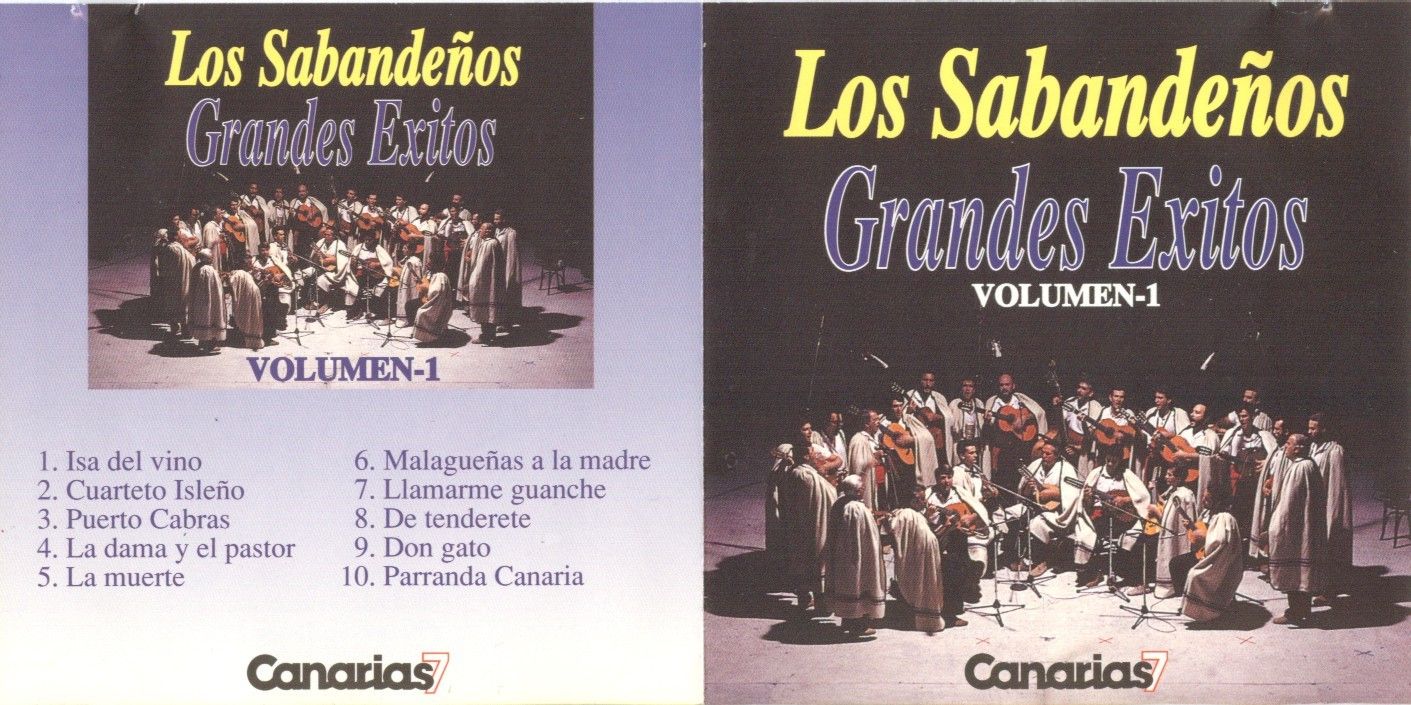 cd120 20frontal - Los Sabandeños - Grande Exitos (Canarias 7) (2 CDs)