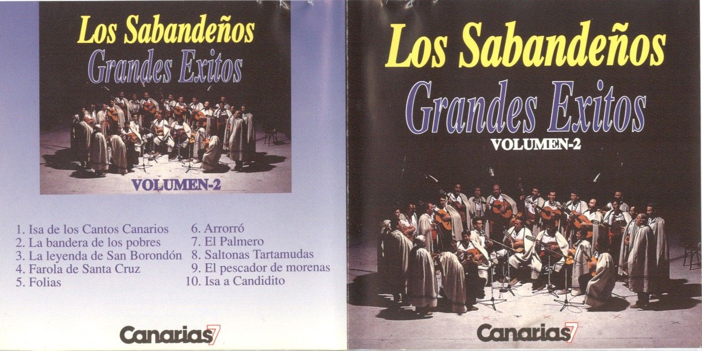 cd220 20frontal - Los Sabandeños - Grande Exitos (Canarias 7) (2 CDs)