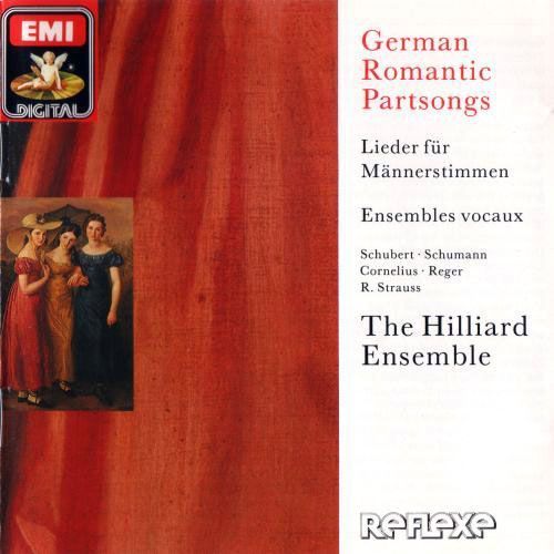 coverw10 - Hilliard Ensemble - German romantic partsongs Lieder fur Mannerstimmen (1990)
