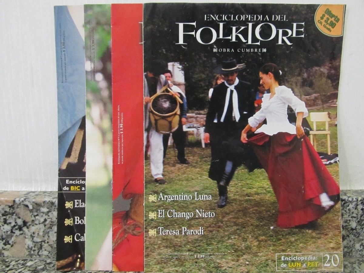 libreriaweb enciclopedia del folklore 4 fasciculos 13535 MLA3304760321 102012 F - Enciclopedia de Folklore (Danzas canciones y leyendas) 2 CDs