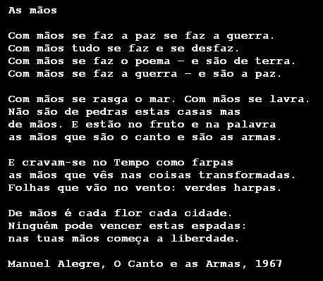 maos01 - Audiolibro Manuel Alegre: Poesia (Voz Humana) (Portugues)