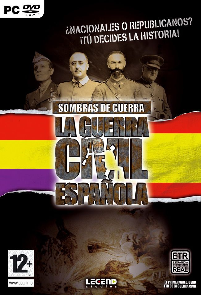 pack sombrasdeguerra cara redimensionar - Sombras De Guerra [La Guerra Civil Española] PC-DVD.Español