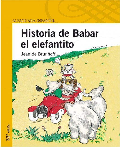 portada historia babar elefantito grande - La historia de Babar - Jean de Brunhoff