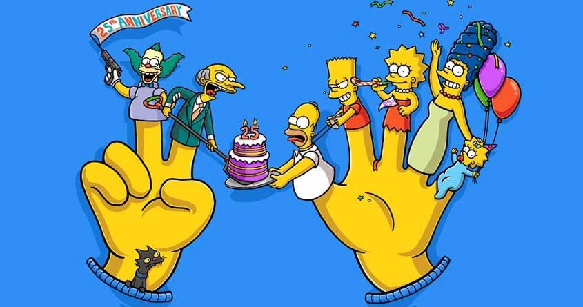 simpsons 25 anniversary threadless - Los Simpsons 24 Temporadas