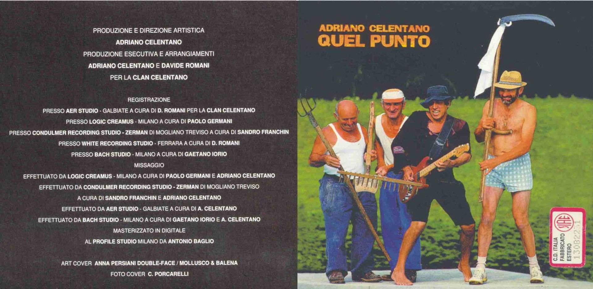 AdrianoCelentano QuelPuntofront - Adriano Celentano: Discografia