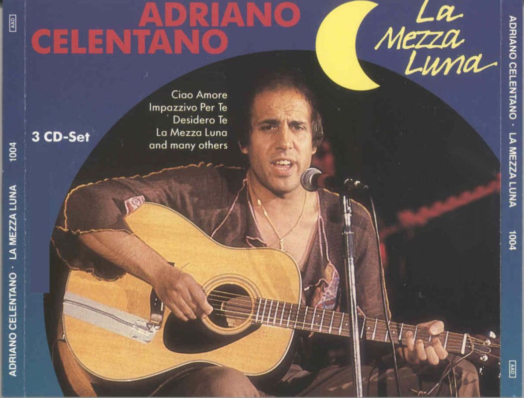 Adriano Celentano   La Mezza Luna front - Adriano Celentano: Discografia