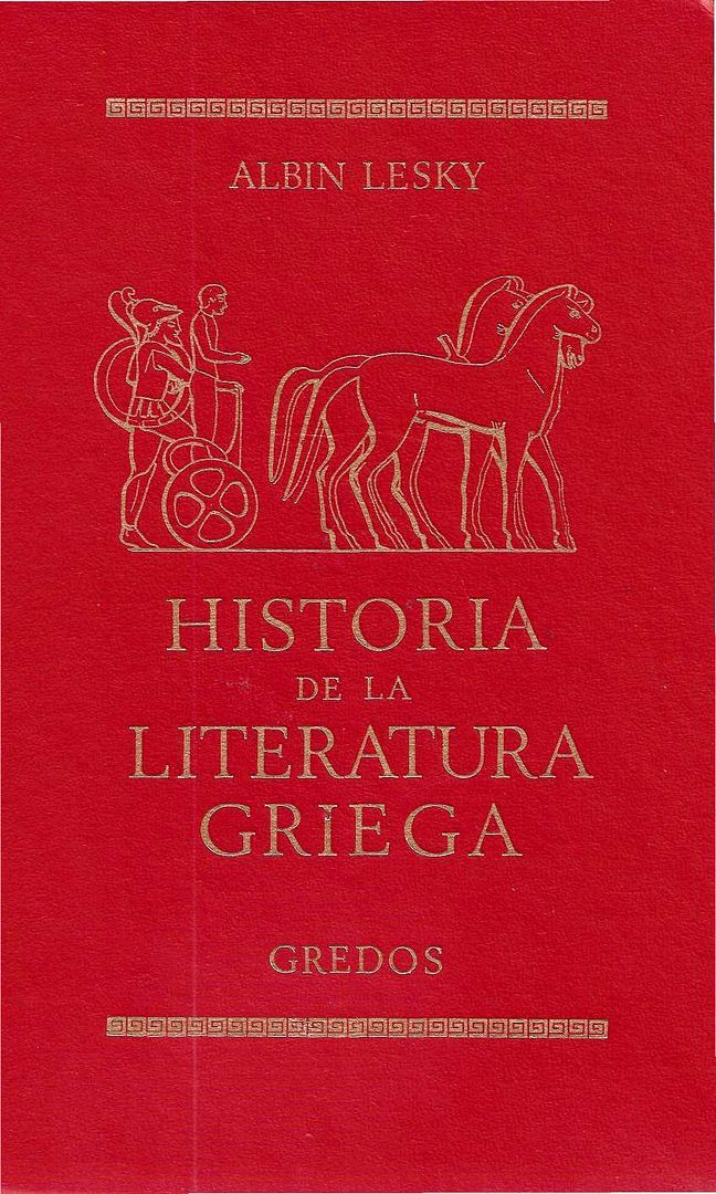 0ECB 4A143758 - Historia de la Literatura griega - Albin Lesky