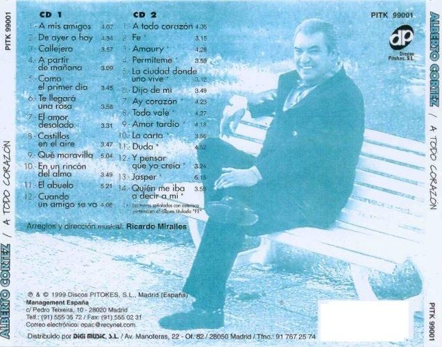 CORAZON2 - Alberto Cortéz - A Todo Corazón (1999) (2 CD's) MP3