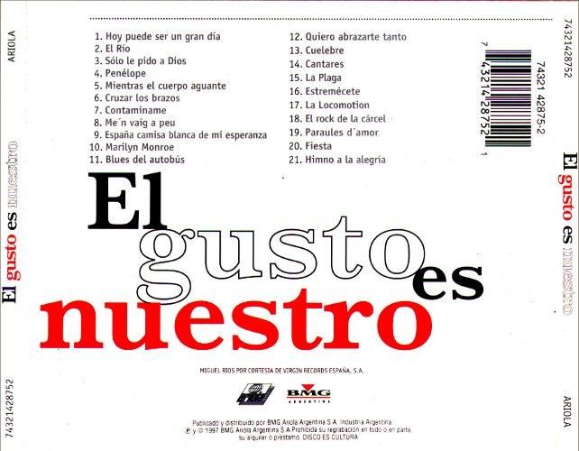 ELGUSTO2 - El Gusto es Nuestro (1997) MP3 VA
