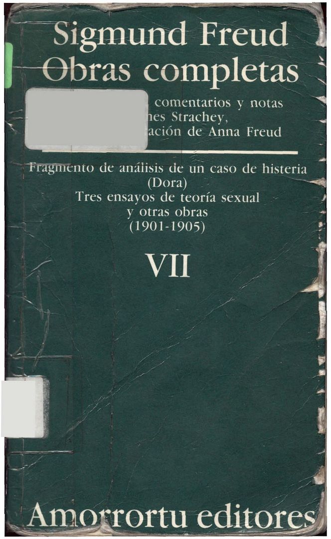 Freud255Bvol07255DCubierta - Obras Completas - Sigmund FREUD