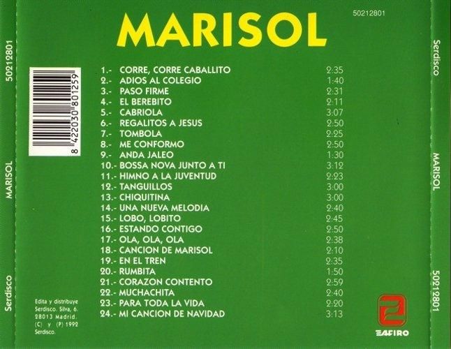 MARISOL2 - Marisol - Sus Canciones Para Niños (1992) MP3