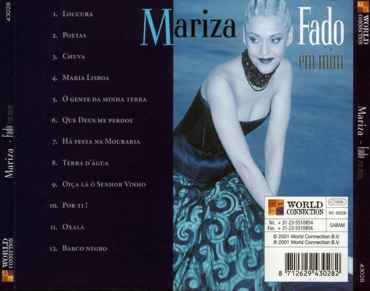 Mariza Fado Em Mim Trasera - Mariza - Fado Em Mim (2001)