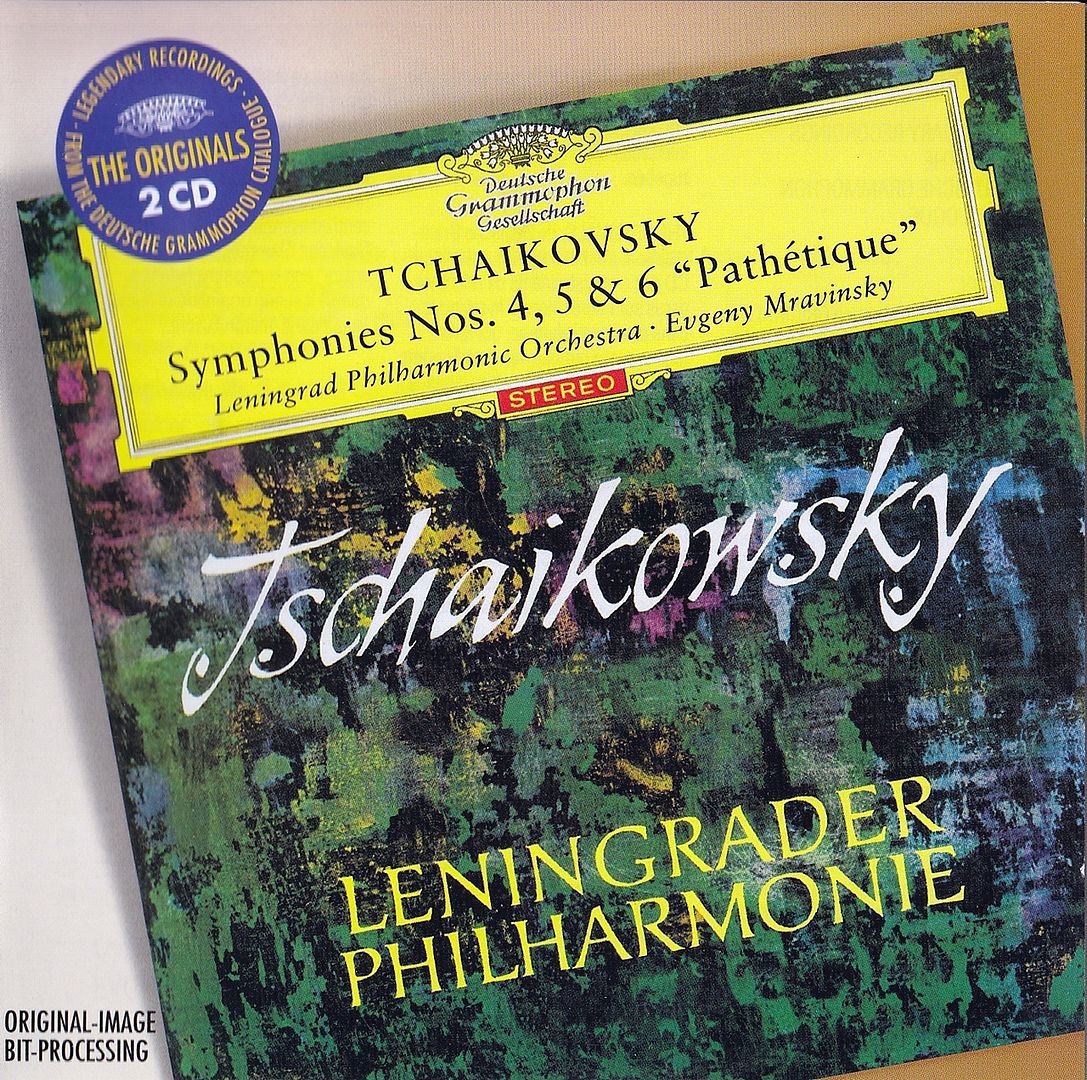 Mravinsky Tchaikosky45y6Portada - Tchaikovsky. Sinfonías nº 4, 5 y 6. - Mravinsky. Orquesta Filarmónica de Leningrado. 1960