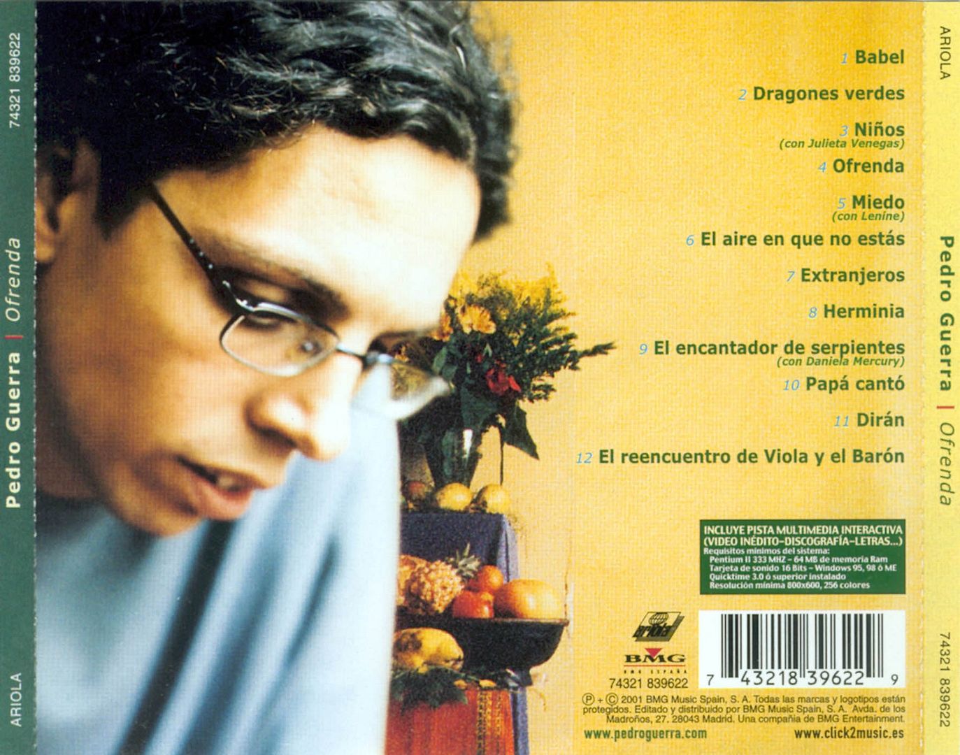 Pedro Guerra Ofrenda Trasera - Pedro Guerra - Ofrenda