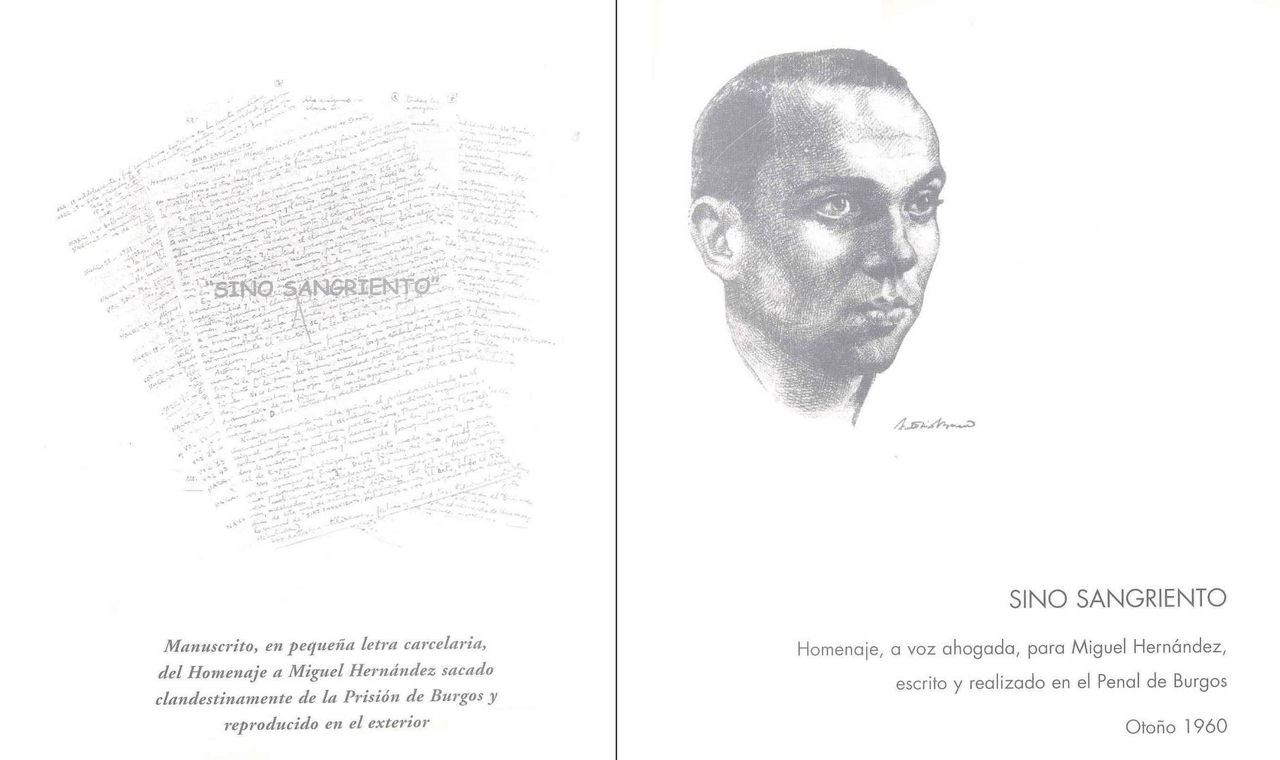 Sinobangriento - Sino sangriento: Miguel Hernandez