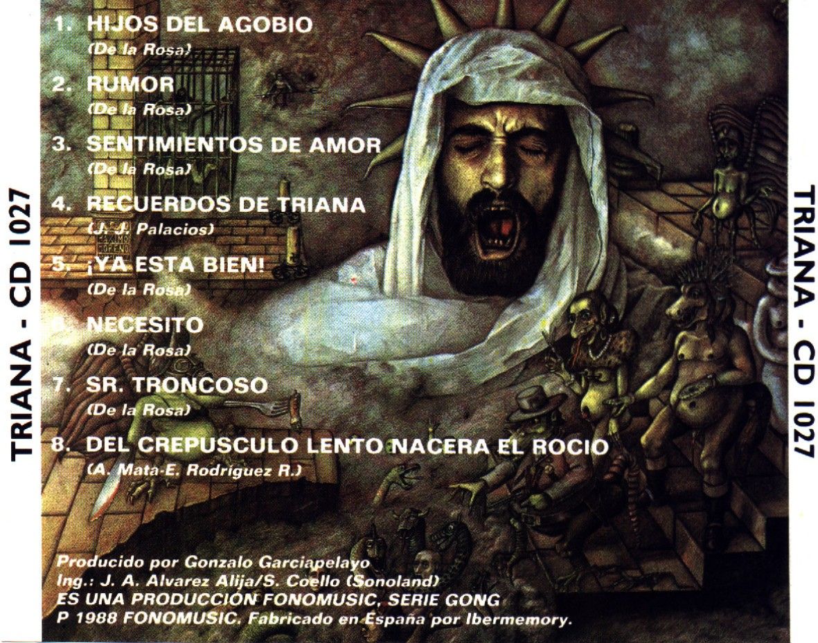 Triana Hijosdelagobio 1988 tras - Triana - Hijos del agobio (1977)