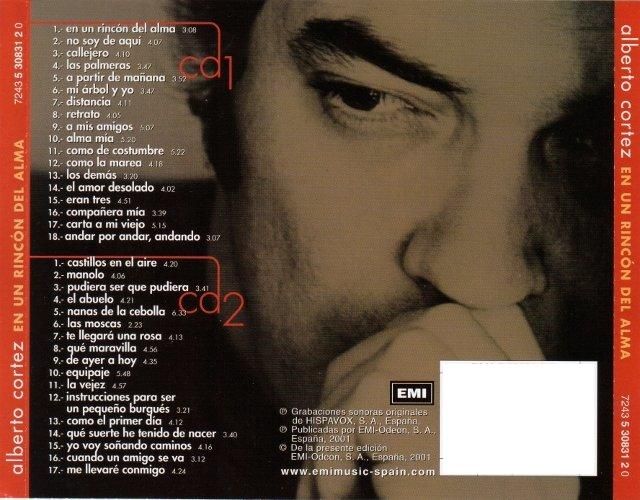 alberto2 - Alberto Cortez - En Un Rincón Del Alma (2001) (2 CD's) MP3