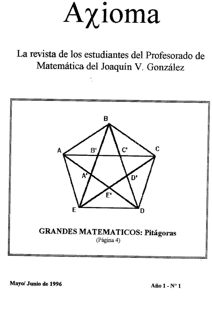 axioma - Revista de Matematicas Axiomas (13 nºs)