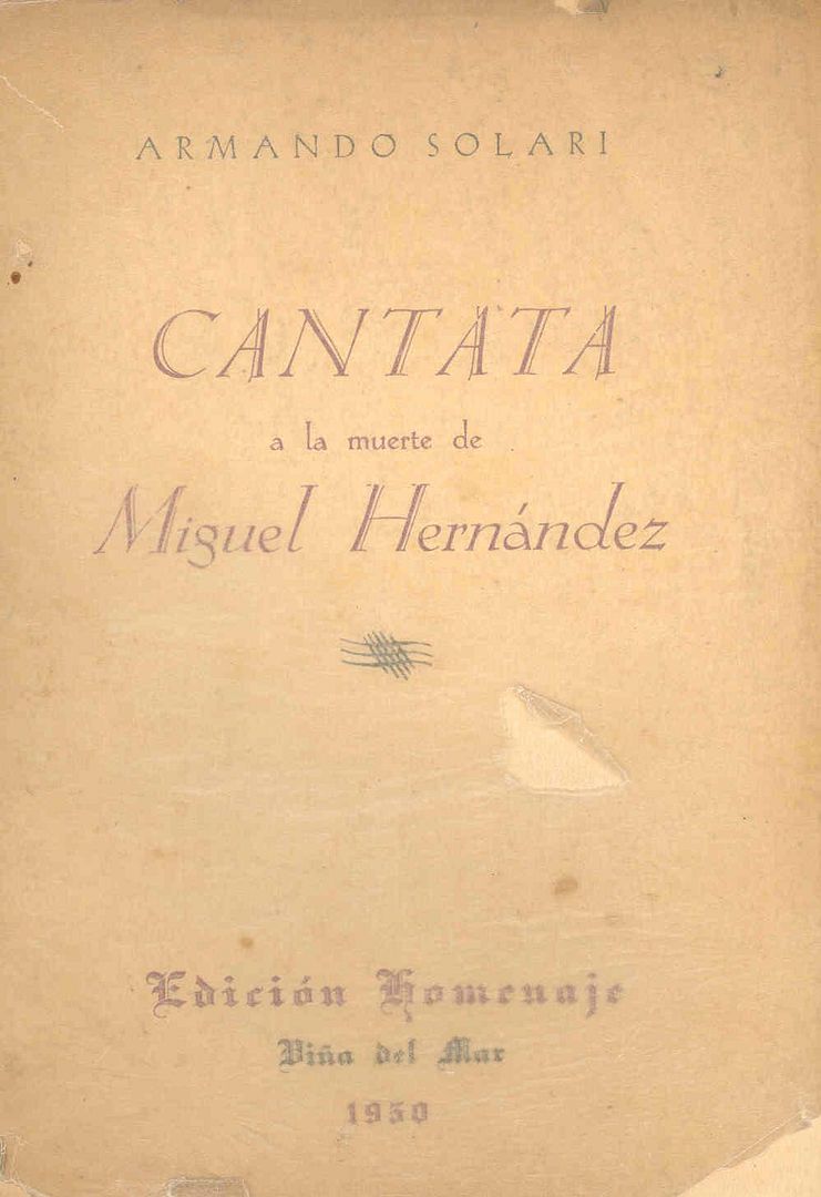 cantata - Cantata a la Muerte de Miguel Hernandez - Armando Solari