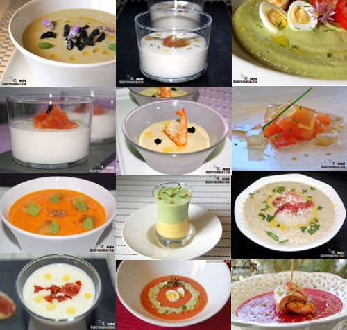 doce sopa frias - Doce recetas de gazpacho, salmorejo, ajoblanco