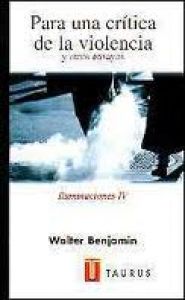 images 1 - Para una crítica de la violencia y otros ensayos - Walter Benjamin