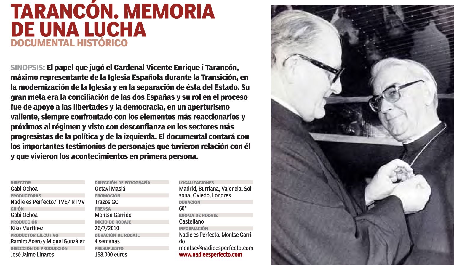 tarancC3B3nmemoriadeunalucha - Tarancon, memoria de una lucha Tvrip Español