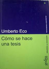 tesiseco - Como Se Hace Una Tesis - Umberto Eco