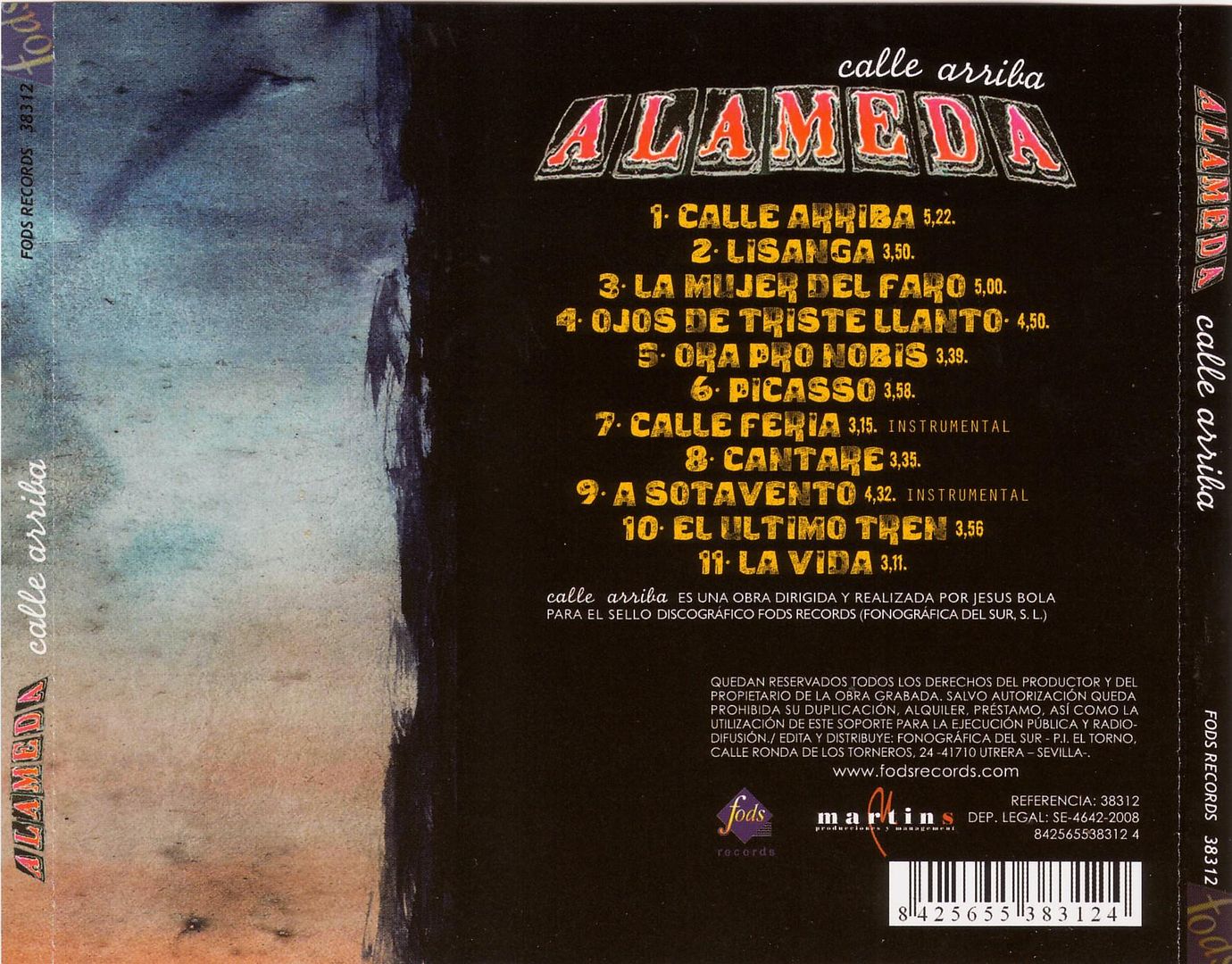 B Contraportada - Alameda - Calle Arriba MP3