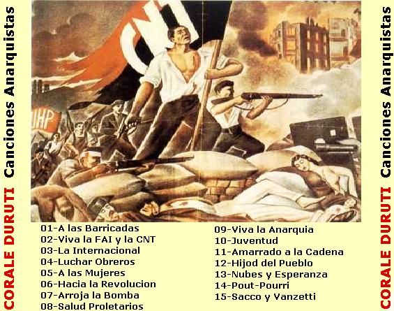 Back - Canciones Anarquistas- Coral Durruti (1936)