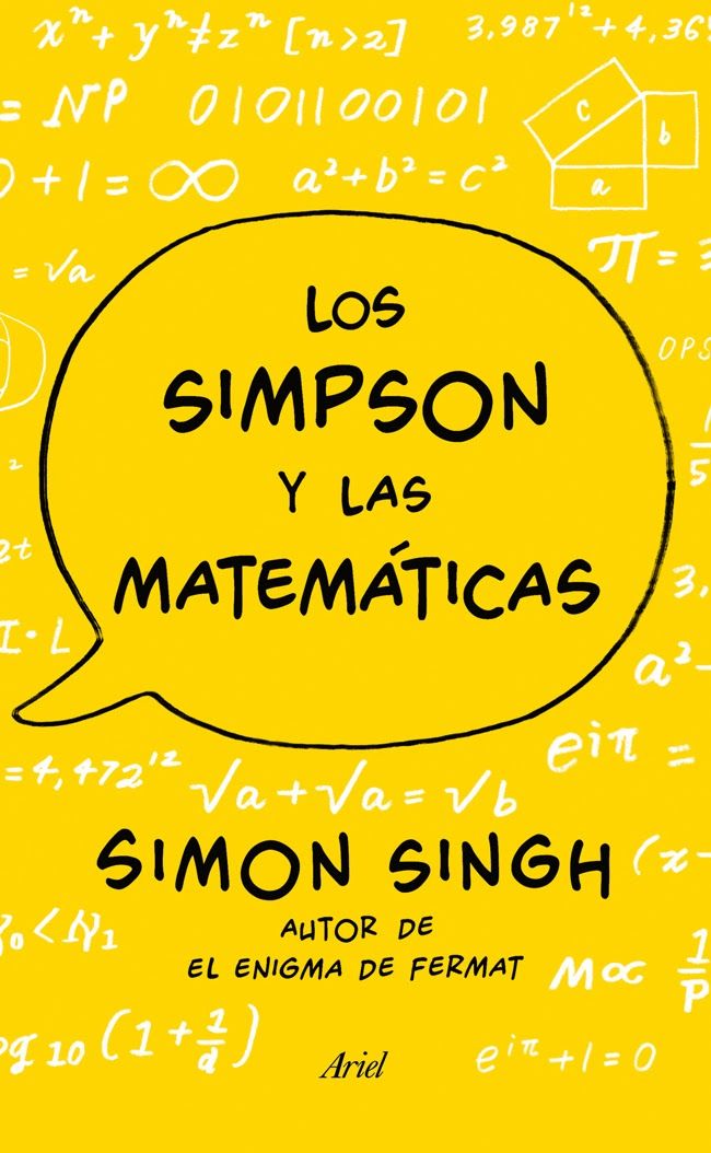 Dibujo20131216 Los Simpson y las matematicas book cover - Los Simpson y las matematicas - Simon Singh