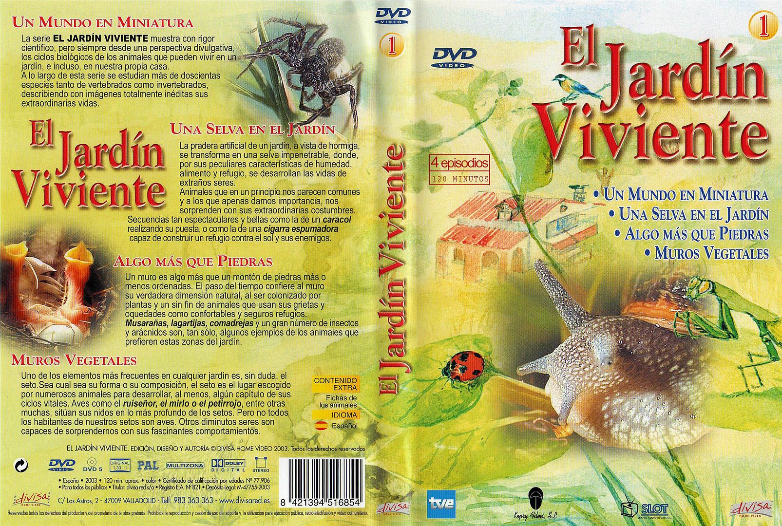 El Jardin Viviente Volumen 1 Caratula - El jardin viviente (Serie completa)