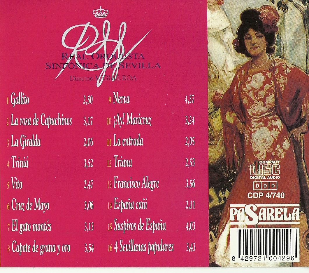 00 17 - Suspiros de España (Pasodobles) - Real Orquesta Sinfónica de Sevilla
