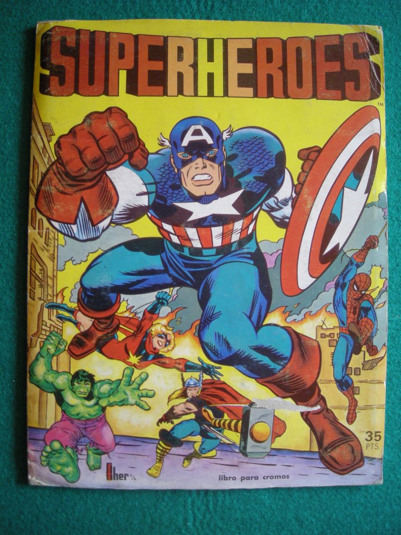 1 82 - Album Cromos Superheroes Marvel (1980)