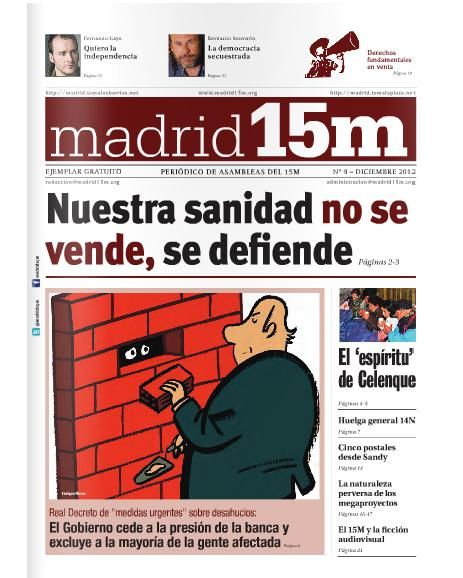 15M - Madrid 15 M Nº9 Diciembre 2012[