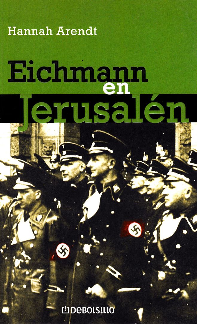 4023Cover - Eichmann en Jerusalén - Hannah Arendt