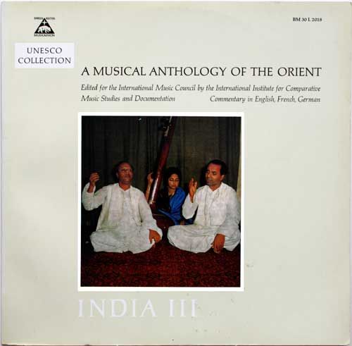 BM30L2018 front brighter ed - Unesco Collection: A Musical Anthology of the Orient - India III: Dhrupad