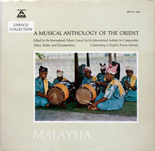 BM30L2026 Malaysia front ed - Unesco Collection: A Musical Anthology of the Orient - Malaysia