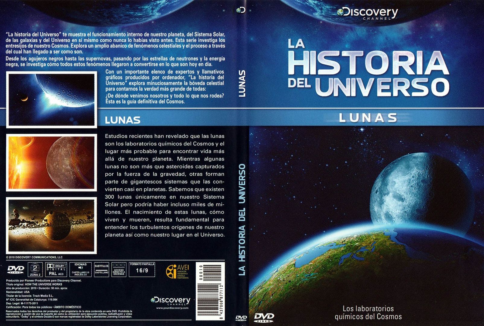 Discovery Channel La Historia Del Universo Lunas Caratula - La historia del Universo Hdrip Español (8/8)