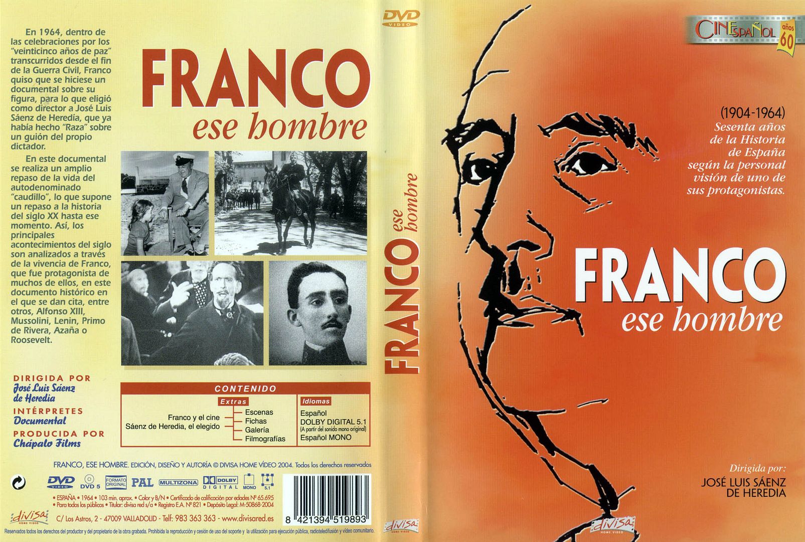 Franco Ese Hombre Caratula - Franco: Ese hombre DVDrip Español [1964]