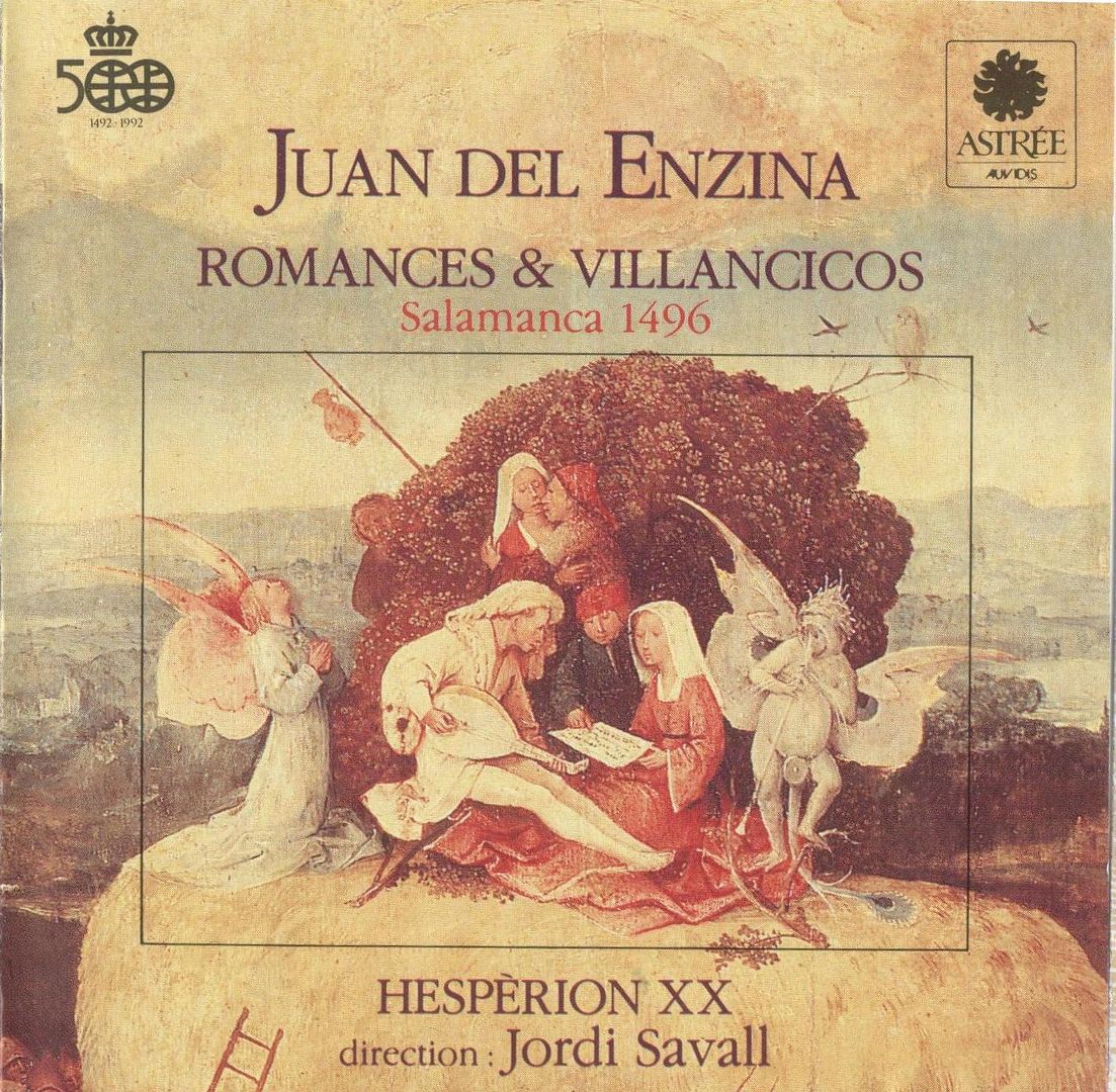 Frontal 10 - Hespèrion XX, Jordi Savall - Juan del Enzina, Romances & Villancicos