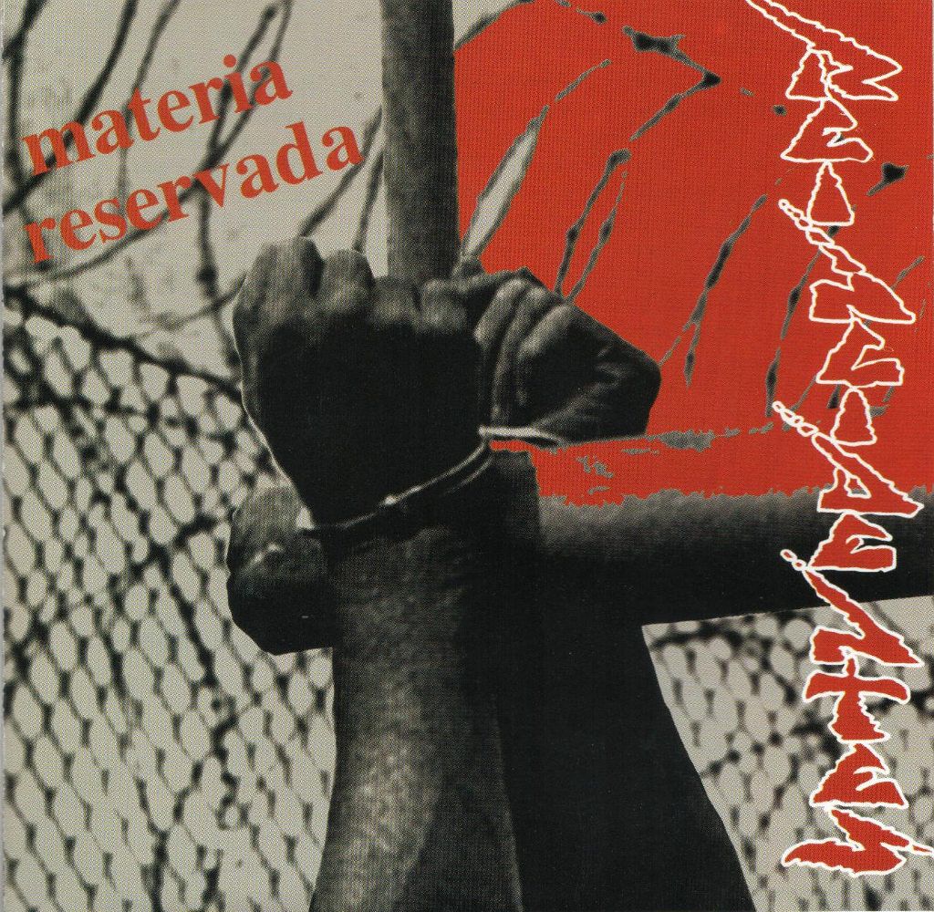 MateriaReservadaFront - Reincidentes - Materia Reservada (1997)