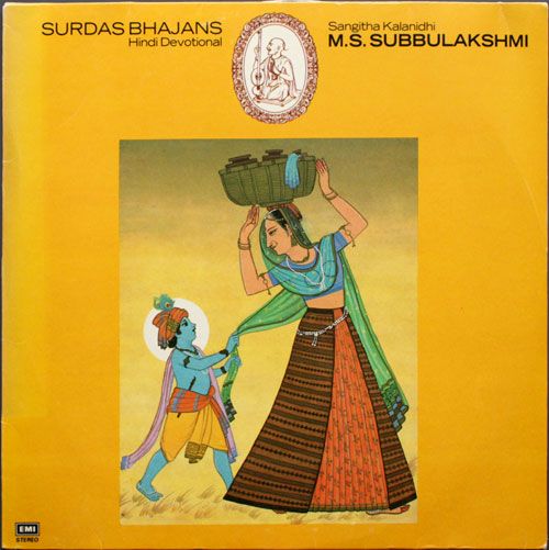 PSLP1391 front ed - M.S. Subbulakshmi - Surdas Bhajans - Hindi Devotional